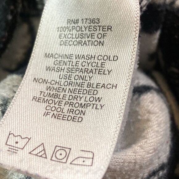 Peanuts Black and White Snoopy Pajama Pants Size S - Picture 7 of 10